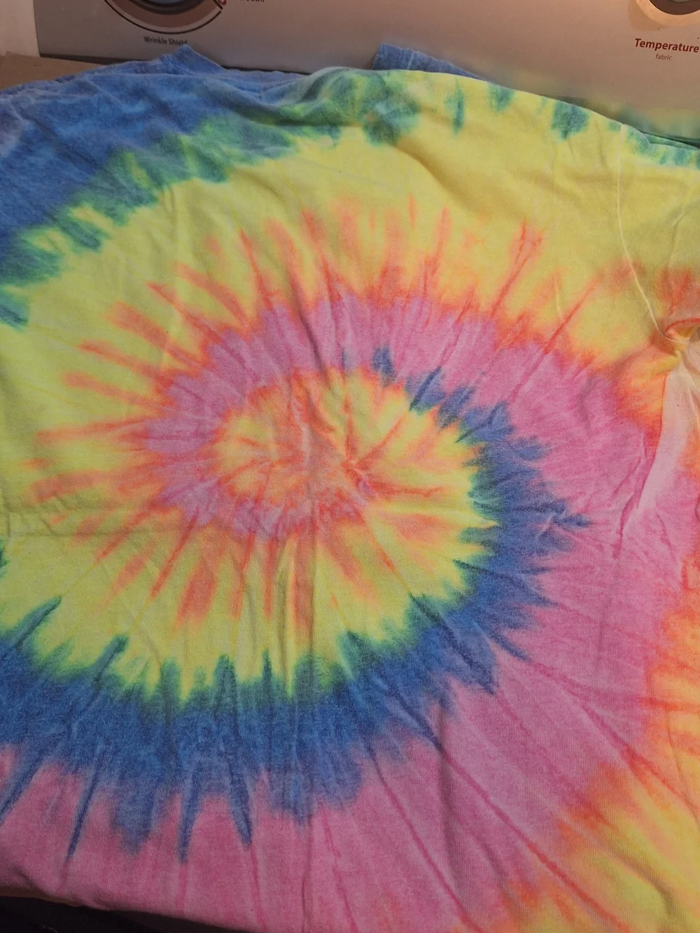 Kids Tie-Dye Short Sleeve Tee by Outer Banks Multicolor Spiral